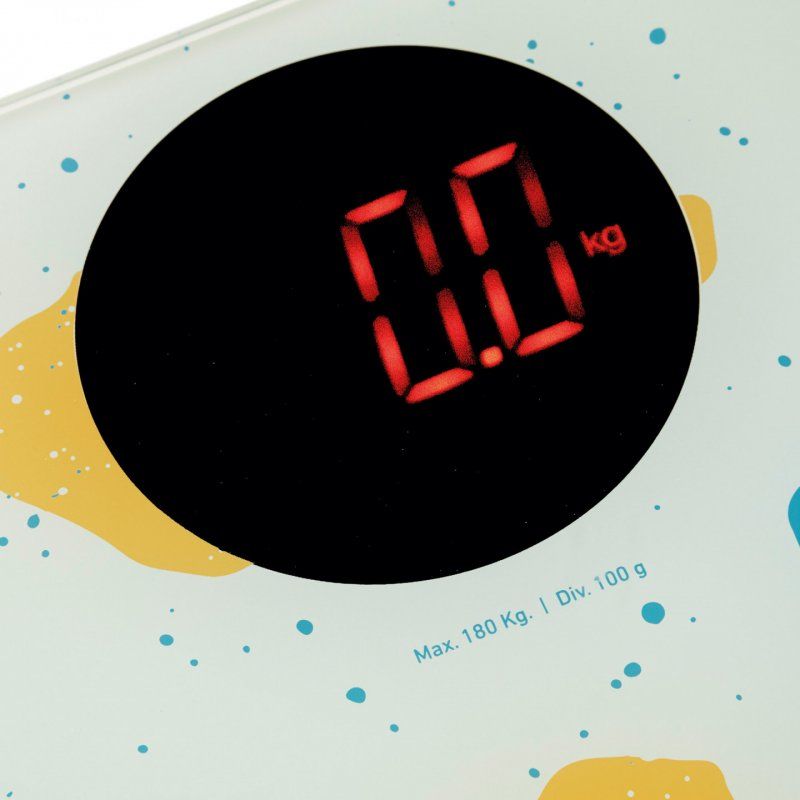 JATA HBAS1417 balance Carré Multicolore Pèse-personne électronique