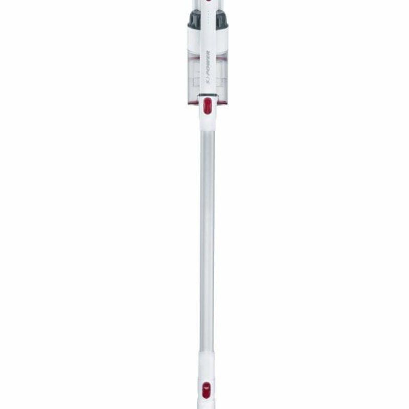Severin HV 7152 aspirateur balai et balai électrique Batterie Sec Sac à poussière 0,5 L 120 W Rouge, Blanc 2,2 Ah