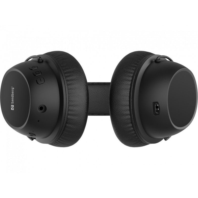 Sandberg 126-36 écouteur/casque Sans fil Arceau Jouer USB Type-C Bluetooth Noir