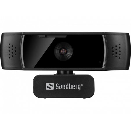 Sandberg USB Autofocus DualMic webcam 2.07 MP 1920 x 1080 pixels USB 2.0 Black