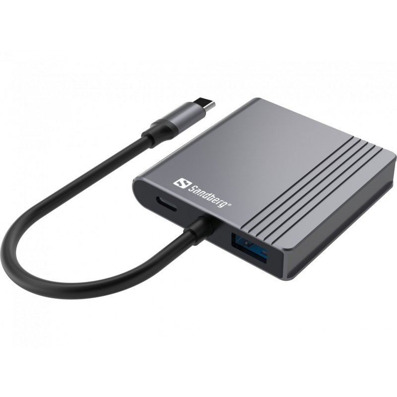 Sandberg USB-C Dock 2xHDMI+USB+PD