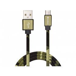 Sandberg 441-15 MicroUSB Green Camouflage 1m