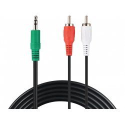 Sandberg 500-97 MiniJack-M-&gt2xRCA-M 2m