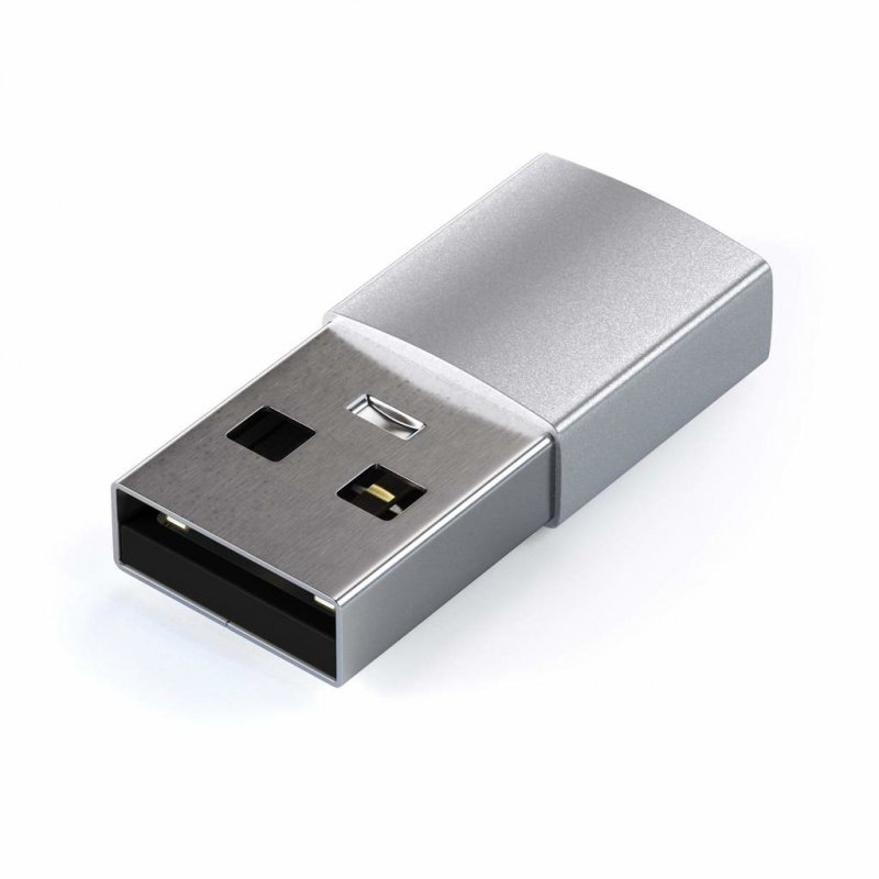 Satechi ST-TAUCS cable gender changer USB-A USB-C Silver
