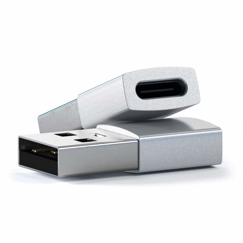 Satechi ST-TAUCS cable gender changer USB-A USB-C Silver