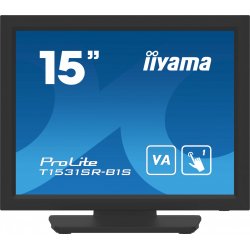 iiyama ProLite T1531SR-B1S computer monitor 38.1 cm (15") 1024 x 768 pixels XGA LCD Touchscreen Black