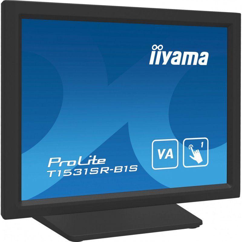 iiyama ProLite T1531SR-B1S computer monitor 38.1 cm (15") 1024 x 768 pixels XGA LCD Touchscreen Black