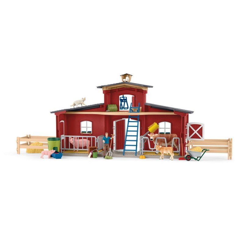 schleich Large Barn with Animals and Accessories