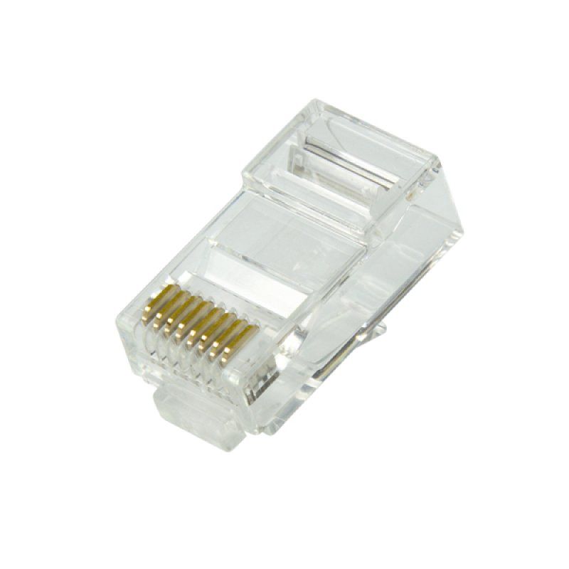 Modular Plug RJ45 CAT6a UTP 100 Pieces Grey LogiLink
