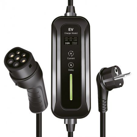 LogiLink EVL0100 electric vehicle charging station Black 1 Built-in display