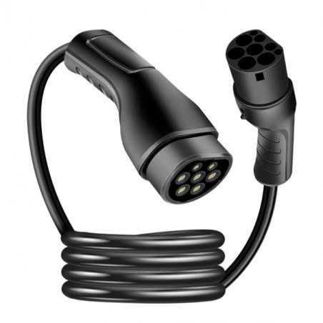 LogiLink EVC0121 câble de chargement de véhicules électriques Noir Type 2 3 5 m