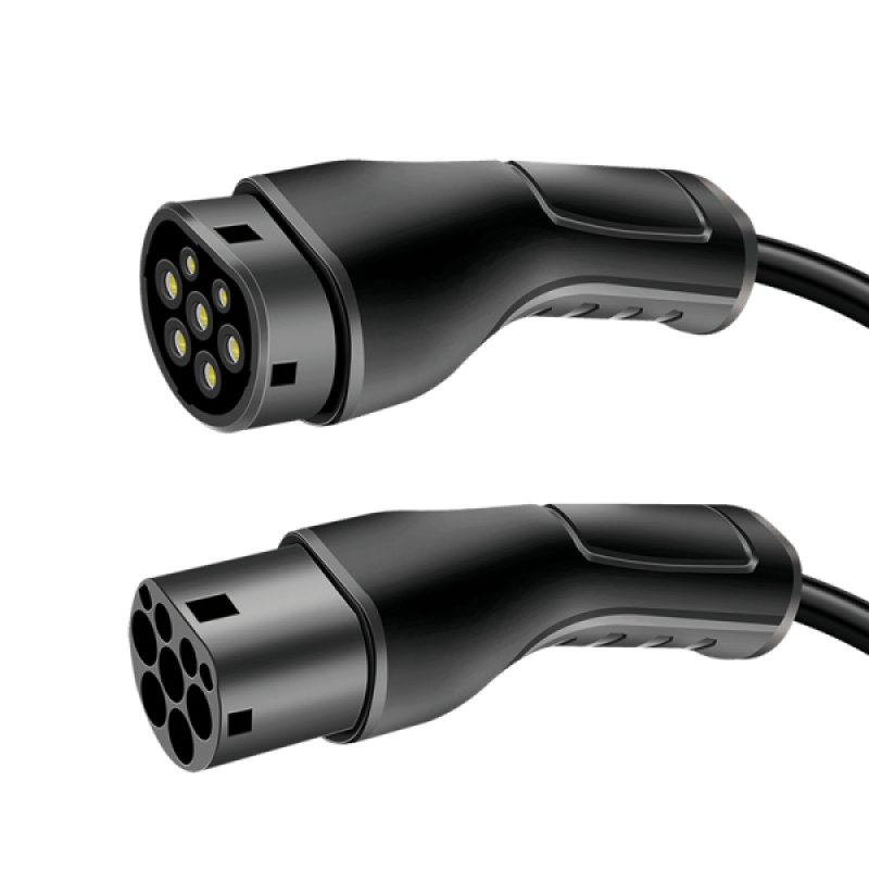 LogiLink EVC0122 electric vehicle charging cable Black Type 2 3 7.5 m