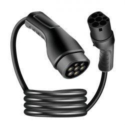 LogiLink EVC0123 câble de chargement de véhicules électriques Noir Type 2 3 10 m