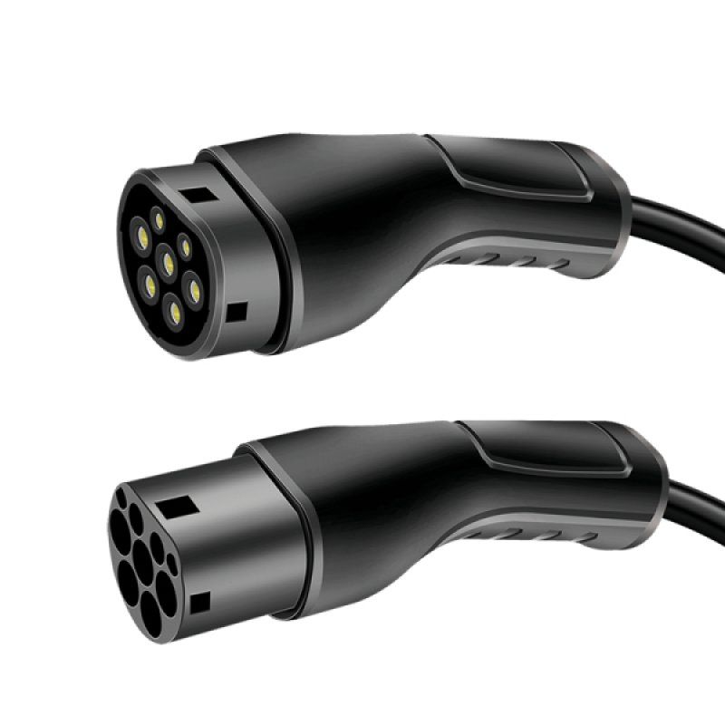 EM LogiLink Elektroauto Ladekabel/electric car charging cable Typ 2 22kW 3P 32A 10m Black + Tasche