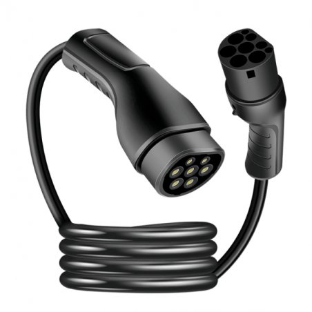 LogiLink EVC0124 electric vehicle charging cable Black Type 2 3 5 m