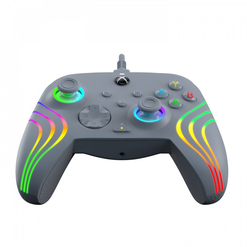 PDP - Manette filaire Afterglow Wave grise pour Xbox Series X|S, Xbox One et Windows 10/11