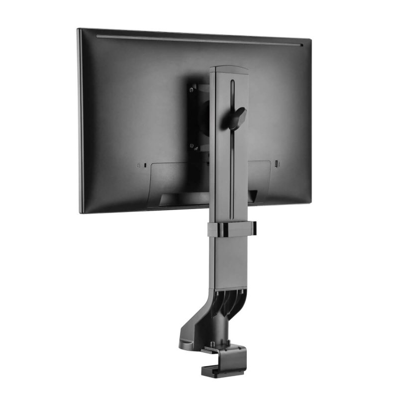 Tripp Lite DDR1732SC Single-Display Monitor Arm with Desk Clamp and Grommet - Height Adjustable, 17” to 32” Monitors