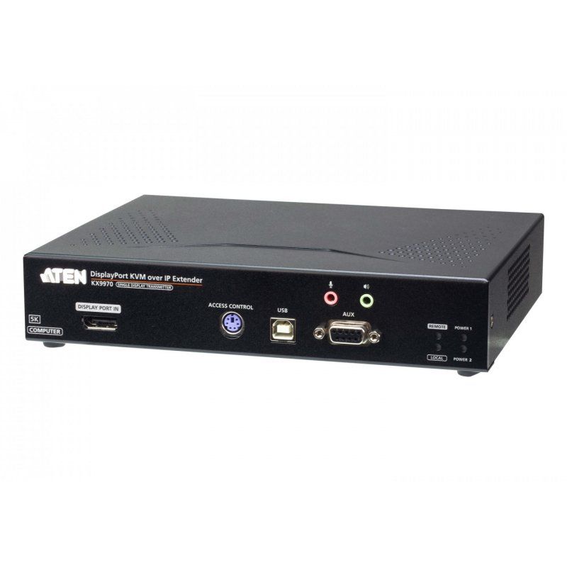 Transmeter USB 5K DisplayPort  KVM over IP 10G Extender