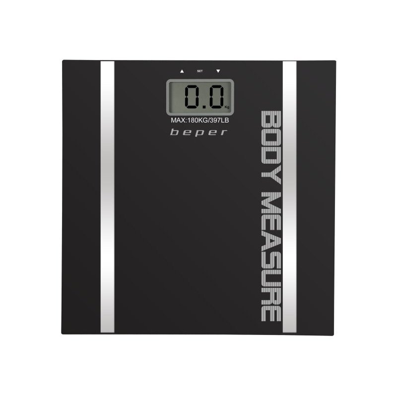 Beper 40.808A Rectangle Noir Pèse-personne électronique
