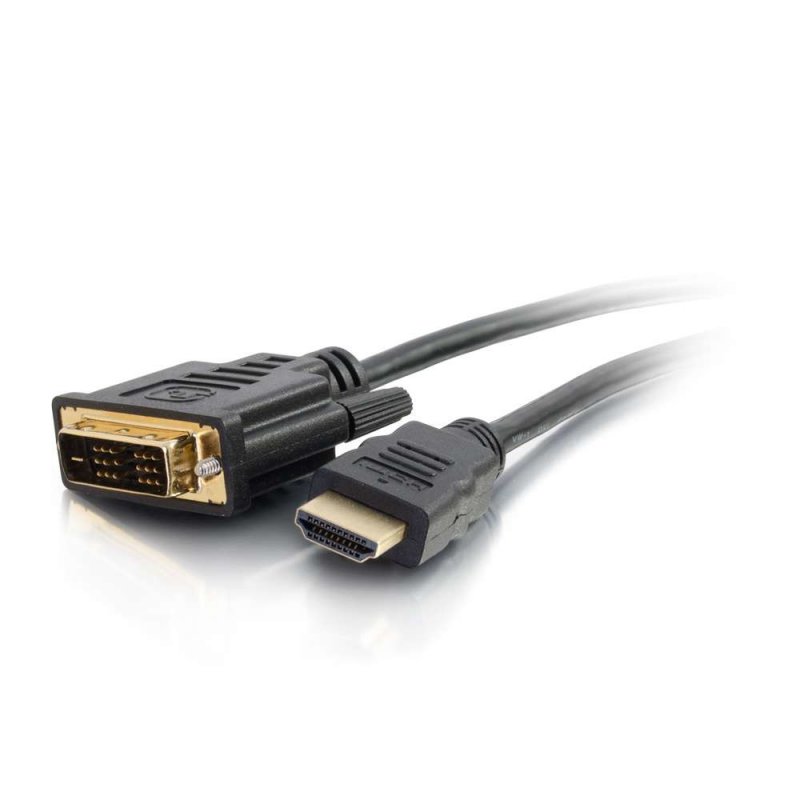 C2G 42515 câble vidéo et adaptateur 1,5 m HDMI DVI-D Noir