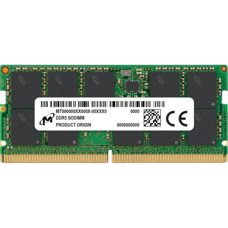 Crucial MTC20C2085S1TC48BR memory module 32 GB 1 x 32 GB DDR5 4800 MHz ECC