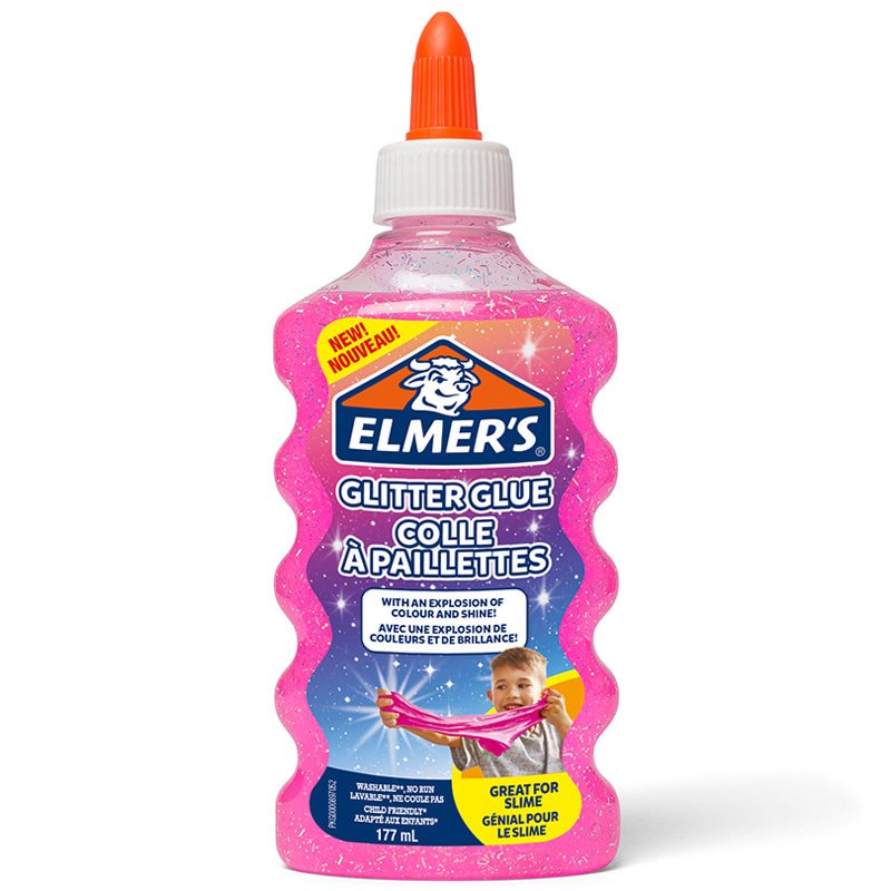 Elmer's - Glitter Liquid Glue - Pink (177 ml) (2077249)