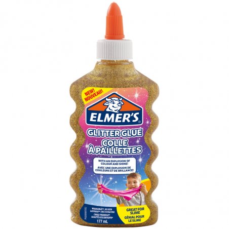Elmer's - Glitter Liquid Glue - Gold (177 ml) (2077251)