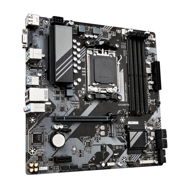Gigabyte A620M DS3H (rev. 1.0) AMD A620 Emplacement AM5 micro ATX