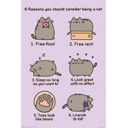 Pusheen posters Reasosn to be a Cat 61 x 91 cm (4)