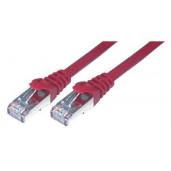 MCL FTP6-1M/R networking cable Red Cat6 F/UTP (FTP)