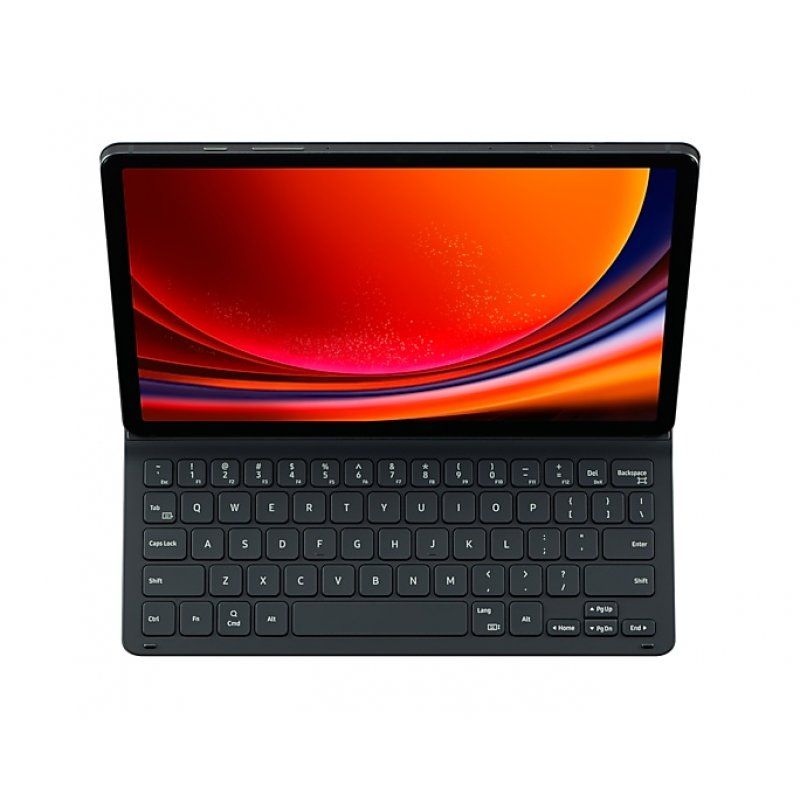 Samsung EF-DX710BBGGDE mobile device keyboard Black Pogo Pin QWERTZ German