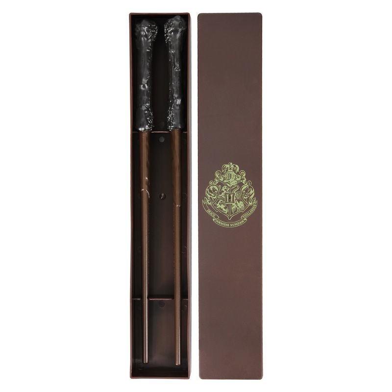 Paladone Harry Potter Wand Chopsticks in Box Ensemble de baguettes Marron