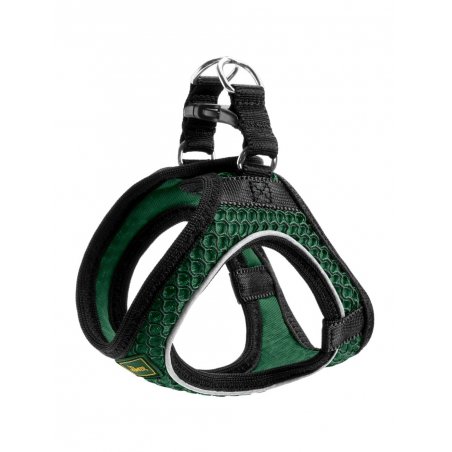 Hunter - Dog harness Hilo Comfort. XXS-XS, dark green - (401673969812)