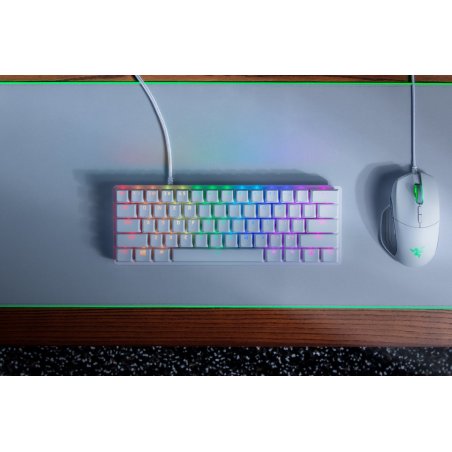 Razer Huntsman Mini clavier USB QWERTY Anglais Blanc