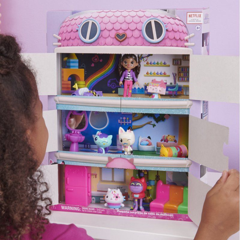 Gabby's Dollhouse , Coffret surprise (exclusivité Amazon), Figurines et coffrets de jouets avec meubles pour maison mag