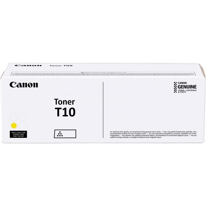 Canon Toner Cart. T10 for i-SENSYS XC 1500/1530/1533 /1538 / IR C 1500/1530/1533/1538 / imageRUNNER C1500 yellow (4563C0