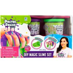 Doctor Squish -  DIY Magic Slime Double Set Green and Purple (38496)