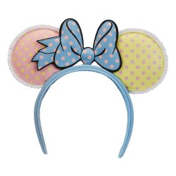 Disney by Loungefly serre-tête Minnie Pastel Color Blocked Dots