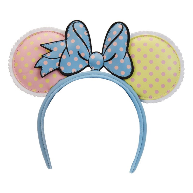 Disney by Loungefly serre-tête Minnie Pastel Color Blocked Dots