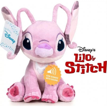 LILO & STITCH - Peluche Sonore Angel - 45 cm
