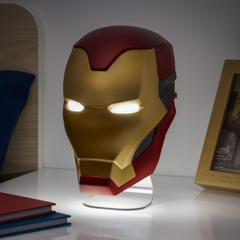 MARVEL - Masque Iron Man - Lampe 22cm