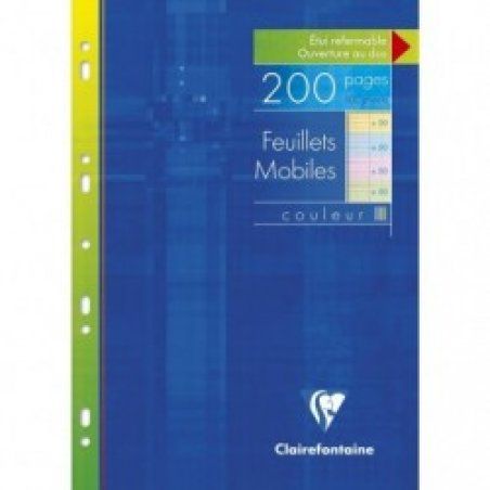 Clairefontaine 17511C bloc-notes A4 100 feuilles Bleu