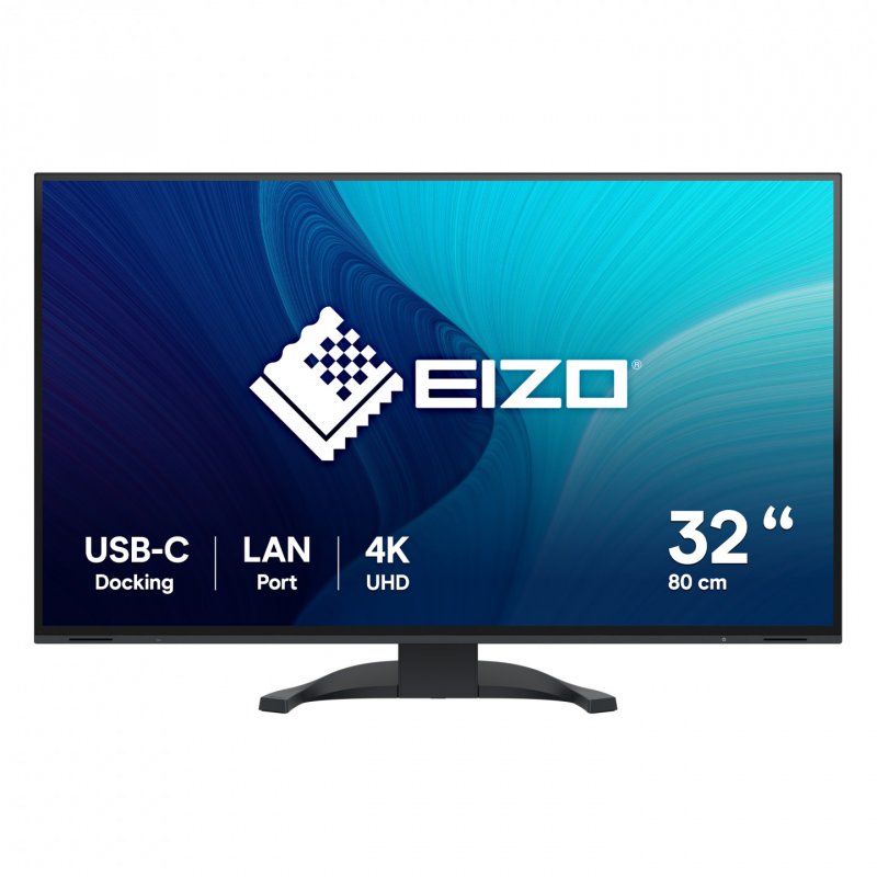 EIZO FlexScan EV3240X-BK computer monitor 80 cm (31.5") 3840 x 2160 pixels 4K Ultra HD LCD Black