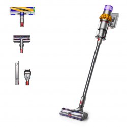 Dyson V15 Detect Absolute handheld vacuum Nickel, Yellow Bagless