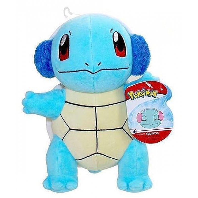 Pokémon peluche Carapuce avec Protège-oreilles 20 cm