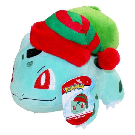 Pokémon peluche Bulbizarre Bonnet de Noël 20 cm