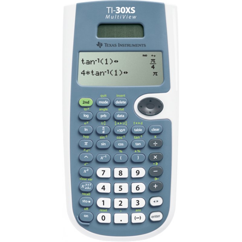 Texas Instruments TI-30XS MV calculator Desktop Scientific Blue