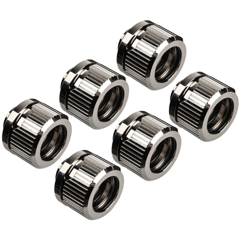 EK Water Blocks compatible EK-Quantum Torque HTC 14 - 6er-Pack, silber