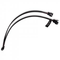 Alphacool Y-Splitter 4-Pin auf 2x 4-Pin PWM 30cm - schwarz