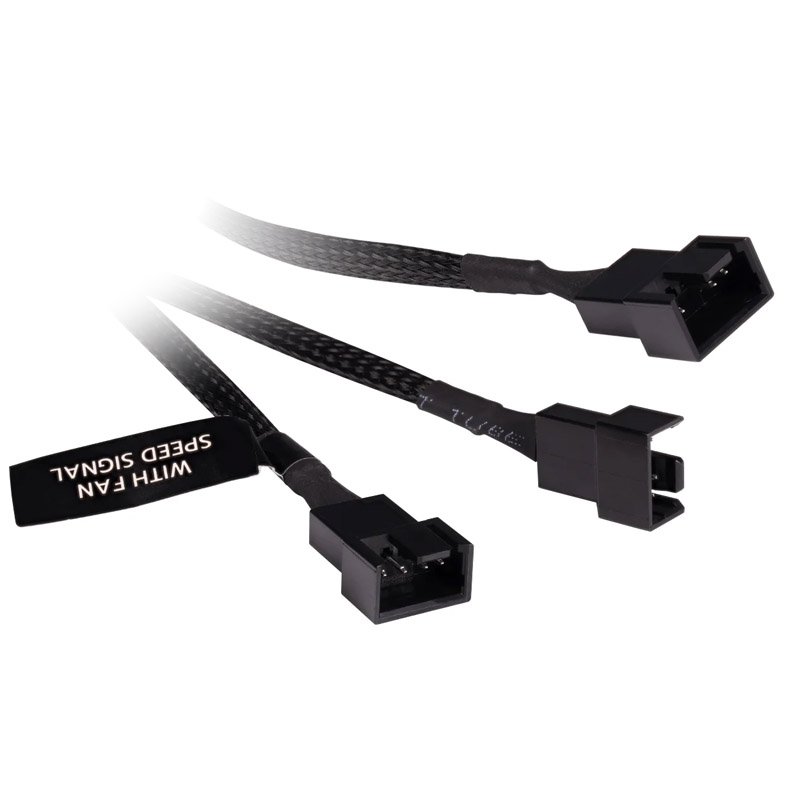 Alphacool Y-Splitter 4-Pin auf 3x 4-Pin PWM 15cm - schwarz